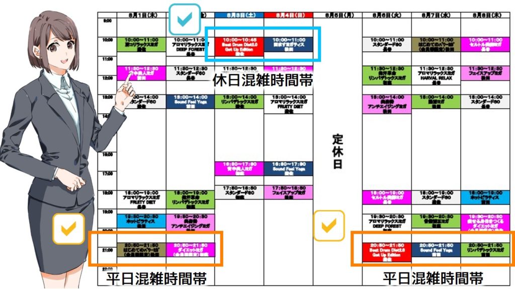混雑時間帯