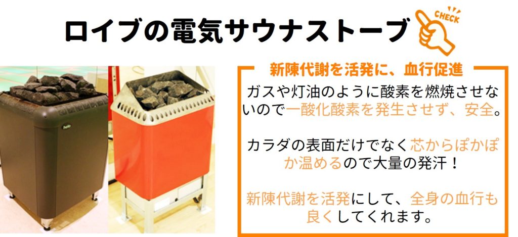 電気サウナストーブ説明
