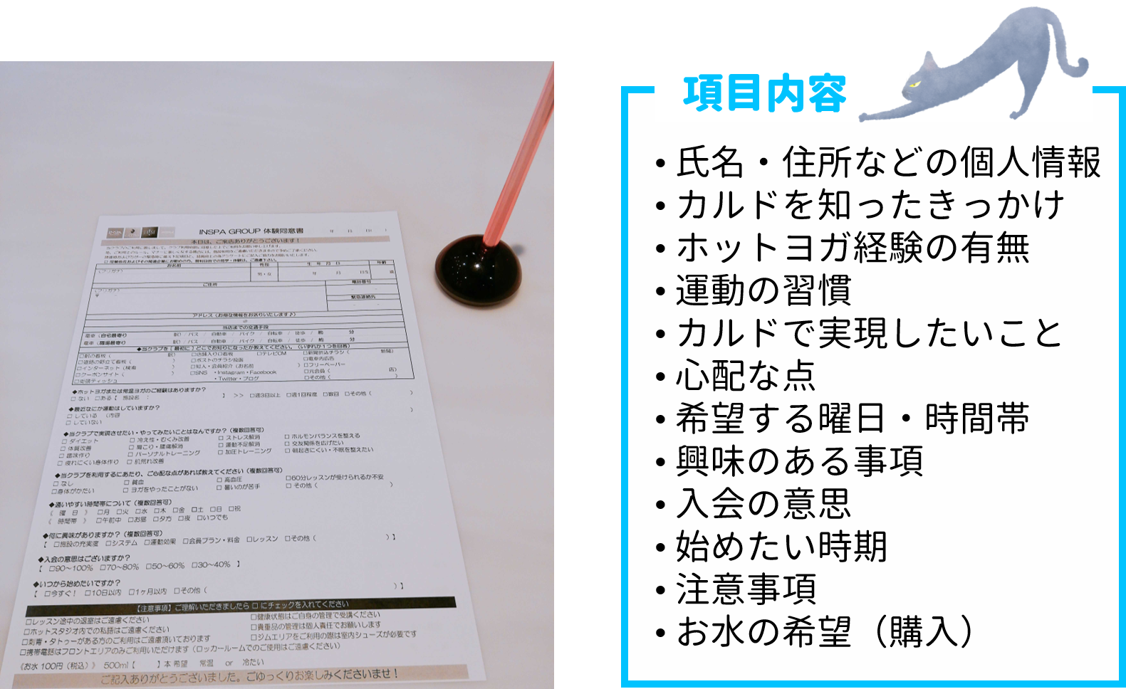 カウンセリングシート