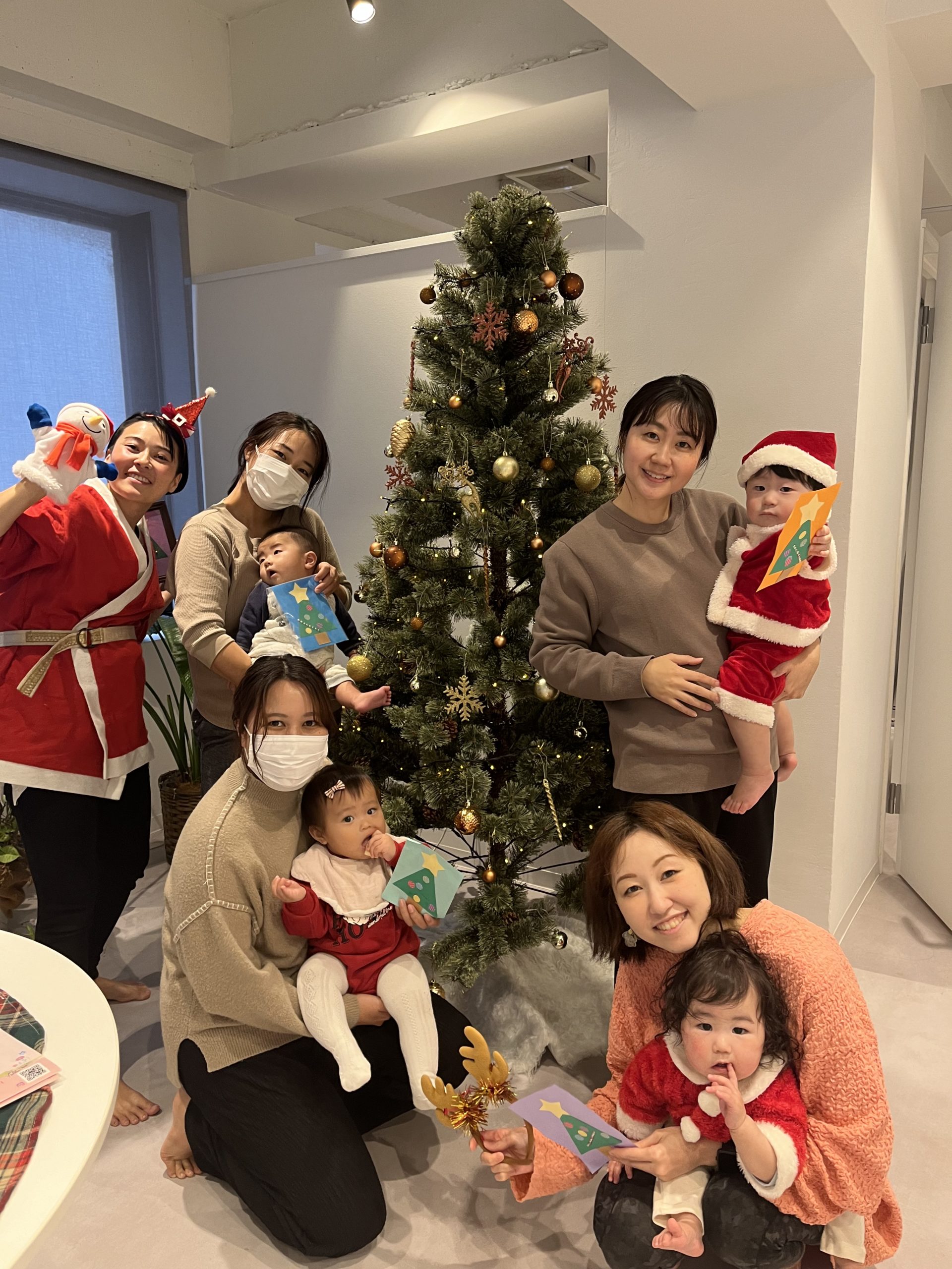 クリスマス知育ヨガ